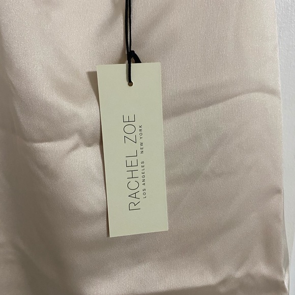 Rachel Zoe Beige Satin Camisole with Lace Trim and Racerback Size XS - Picture 8 of 9